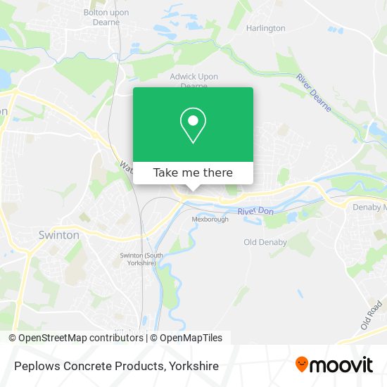 Peplows Concrete Products map