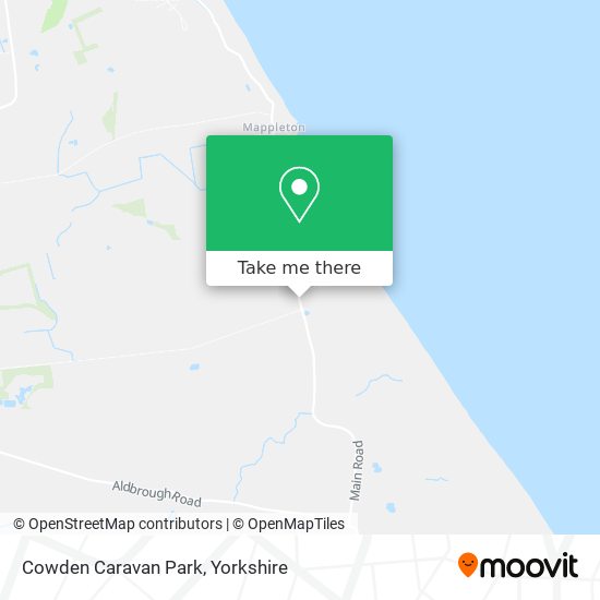 Cowden Caravan Park map