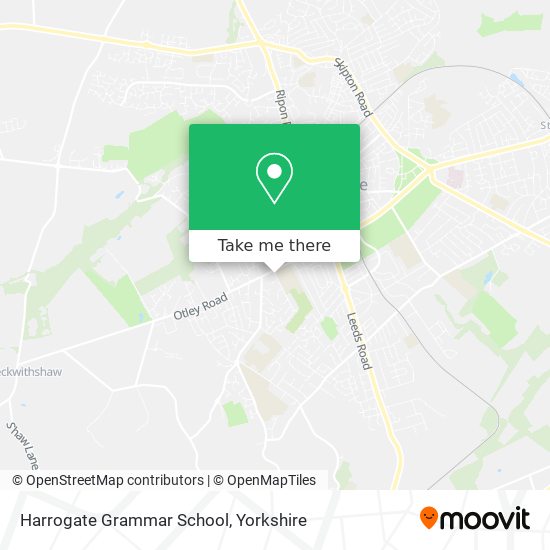 Harrogate Grammar School map