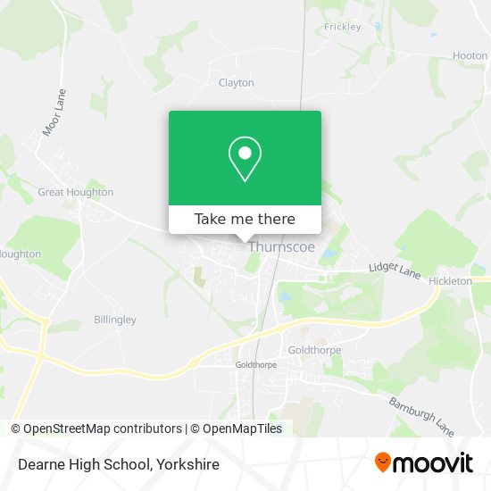 Dearne High School map