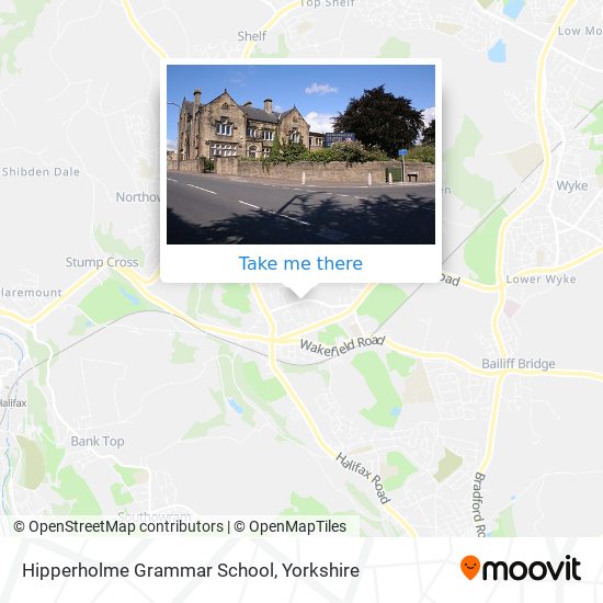 Hipperholme Grammar School map