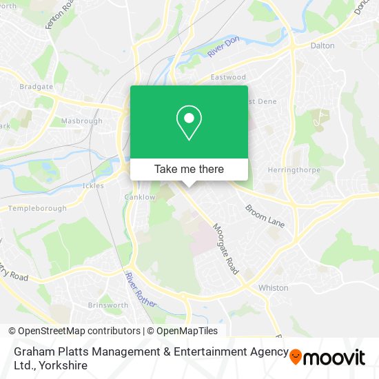 Graham Platts Management & Entertainment Agency Ltd. map