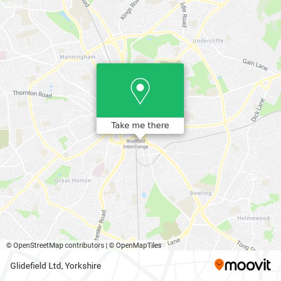 Glidefield Ltd map