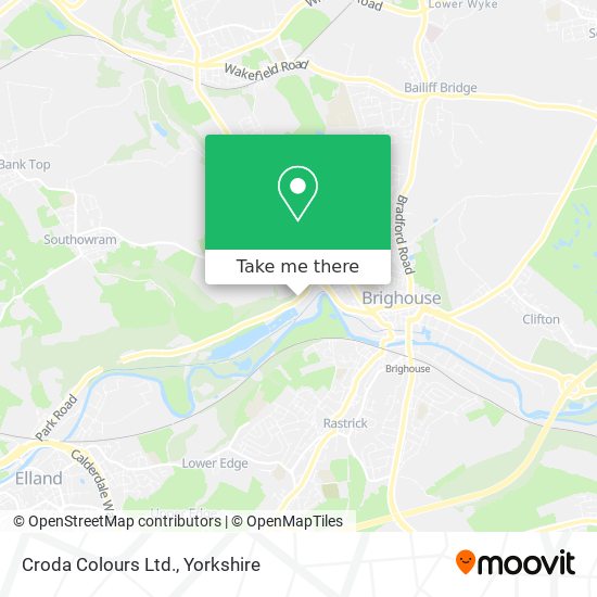 Croda Colours Ltd. map