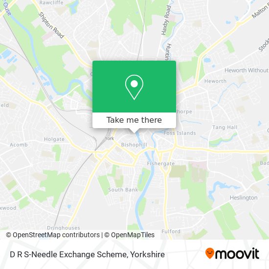 D R S-Needle Exchange Scheme map