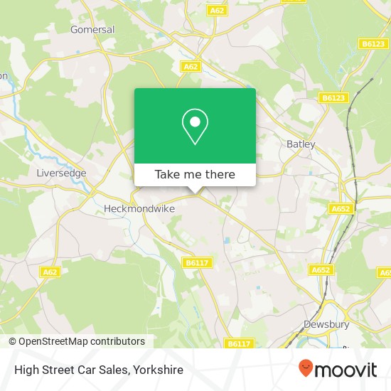 High Street Car Sales map