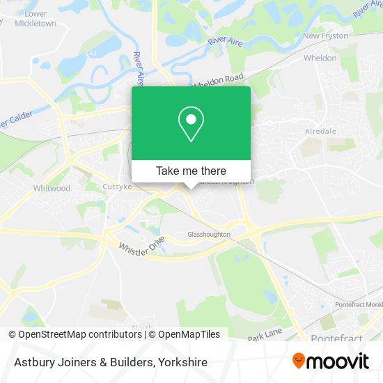 Astbury Joiners & Builders map