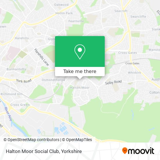 Halton Moor Social Club map
