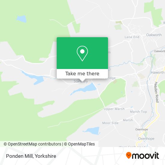 Ponden Mill map