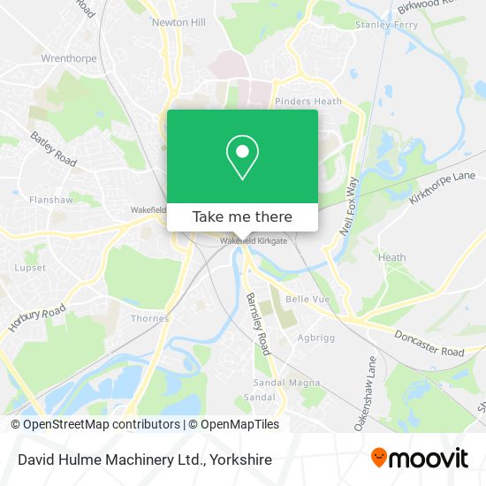 David Hulme Machinery Ltd. map