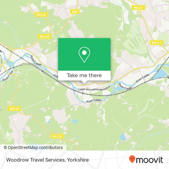 Woodrow Travel Services map