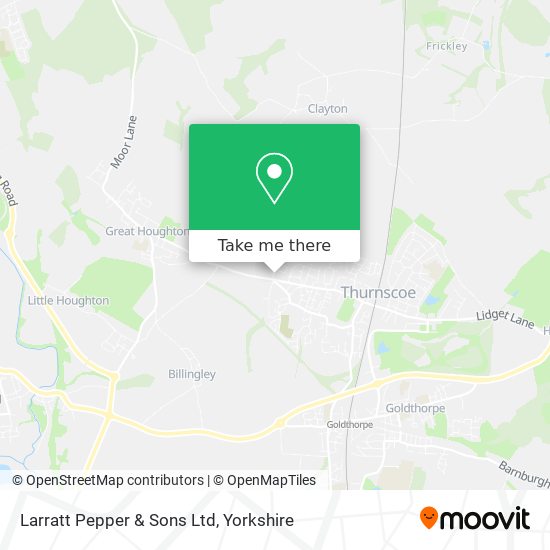 Larratt Pepper & Sons Ltd map