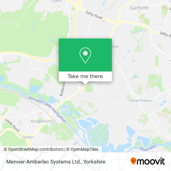 Menvier-Amberlec Systems Ltd. map