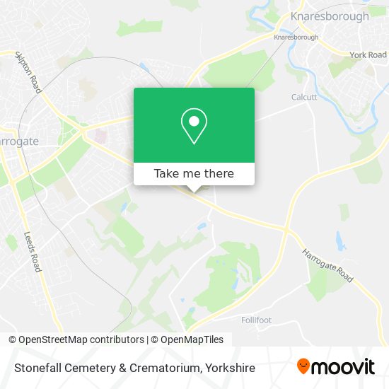 Stonefall Cemetery & Crematorium map