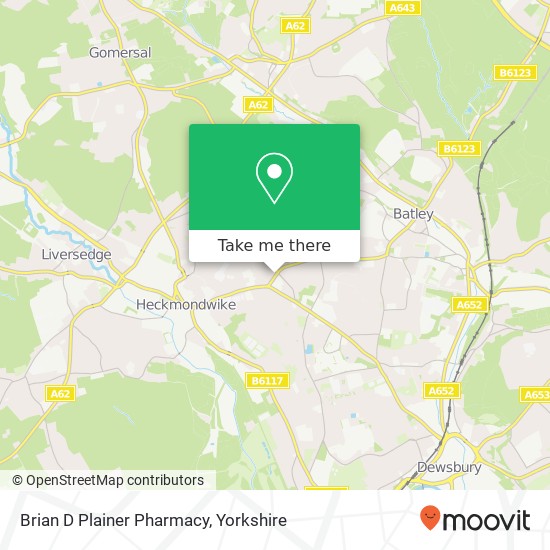 Brian D Plainer Pharmacy map