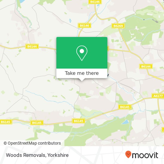 Woods Removals map