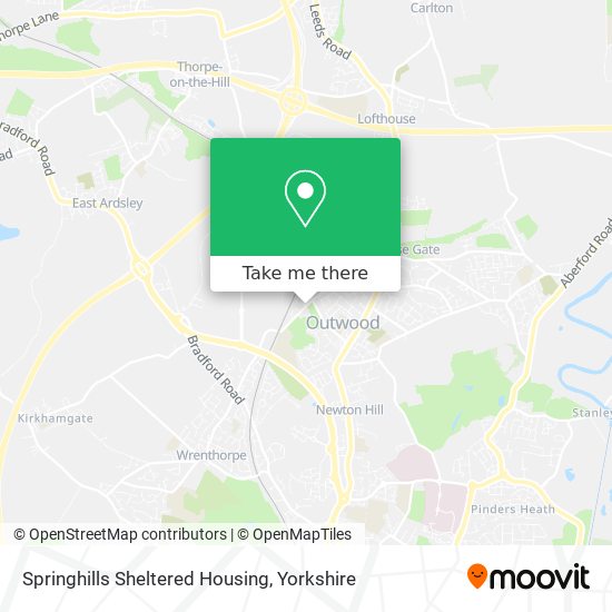 Springhills Sheltered Housing map