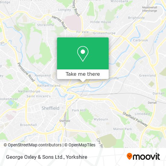 George Oxley & Sons Ltd. map