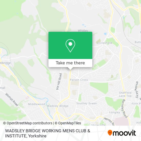 WADSLEY BRIDGE WORKING MENS CLUB & INSTITUTE map