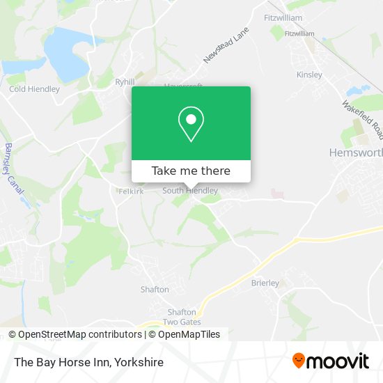 The Bay Horse Inn map