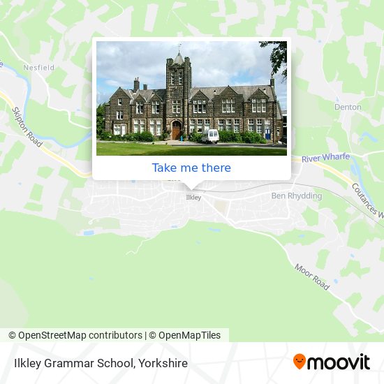 Ilkley Grammar School map