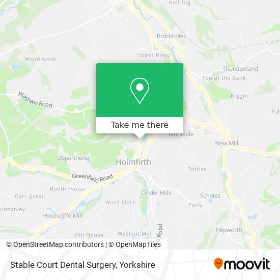 Stable Court Dental Surgery map