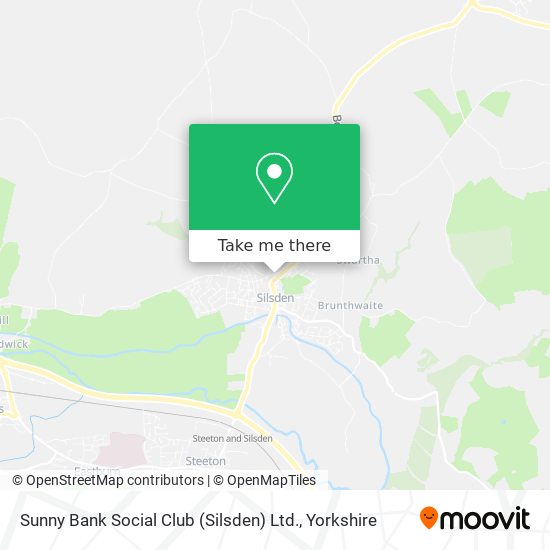 Sunny Bank Social Club (Silsden) Ltd. map
