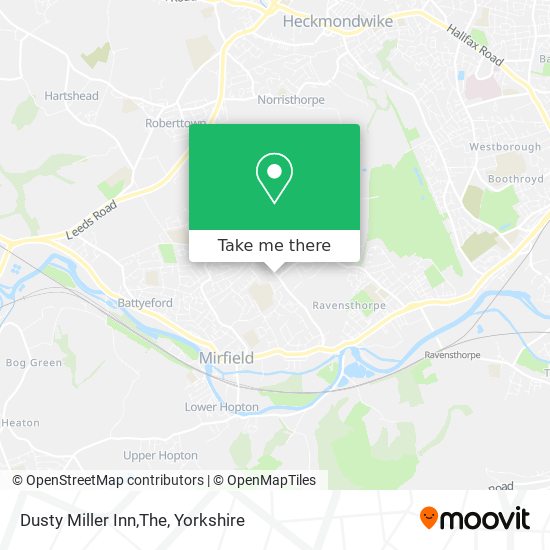 Dusty Miller Inn,The map