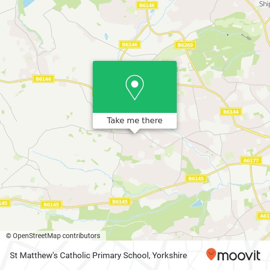 St Matthew's Catholic Primary School map