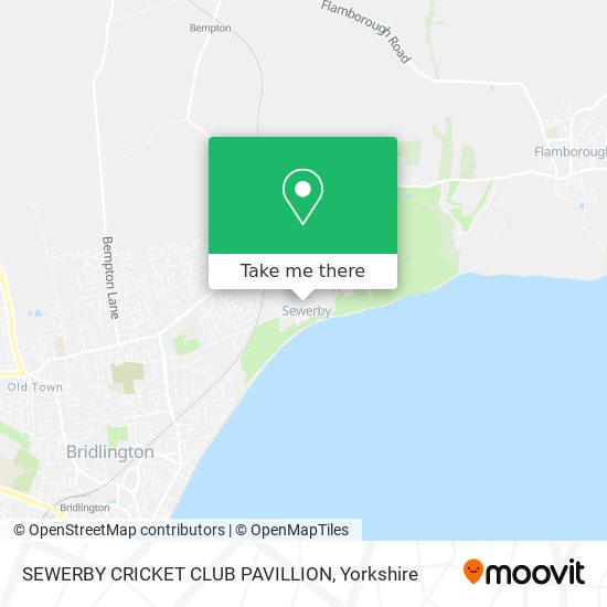 SEWERBY CRICKET CLUB PAVILLION map