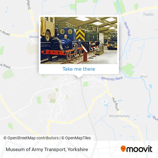 Museum of Army Transport map