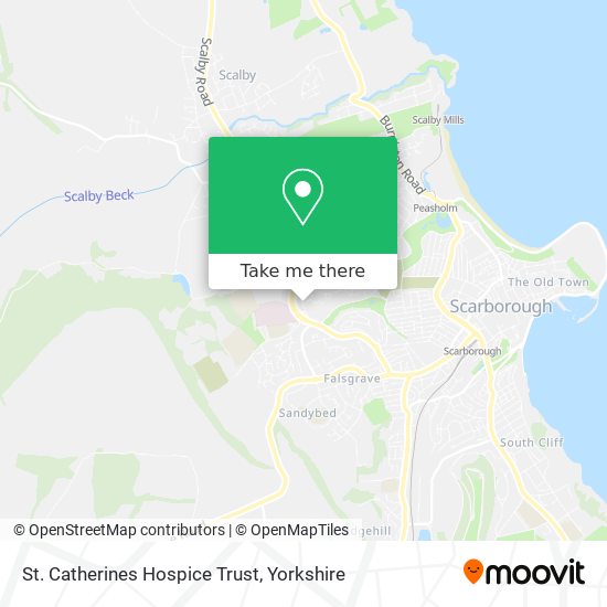 St. Catherines Hospice Trust map