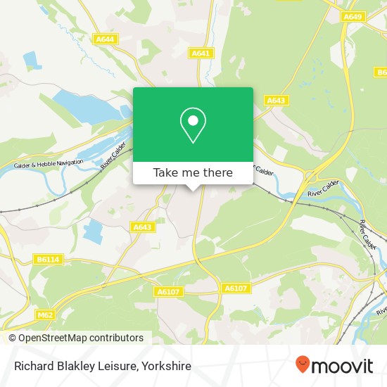 Richard Blakley Leisure map