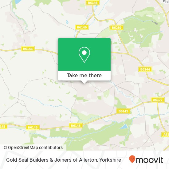 Gold Seal Builders & Joiners of Allerton map