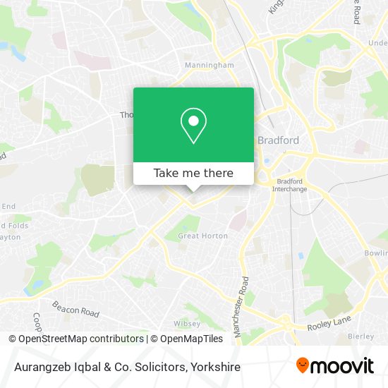 Aurangzeb Iqbal & Co. Solicitors map