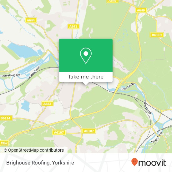 Brighouse Roofing map