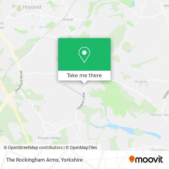 The Rockingham Arms map