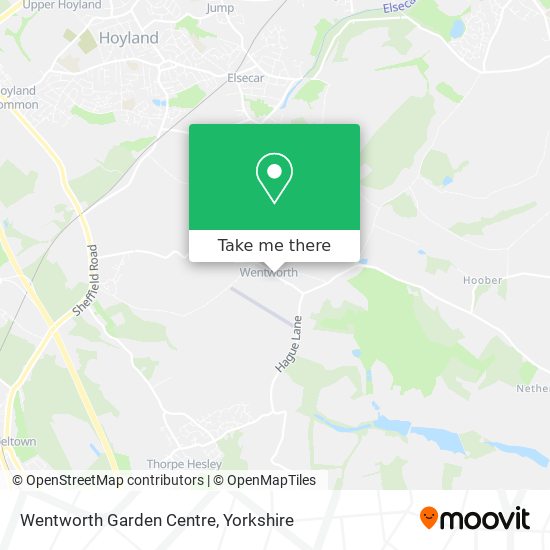Wentworth Garden Centre map