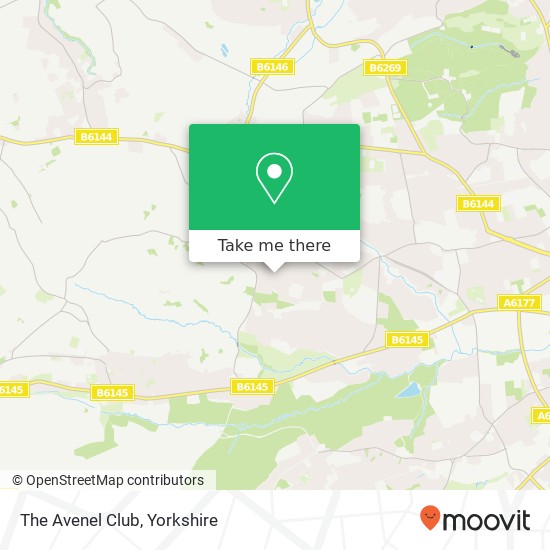 The Avenel Club map