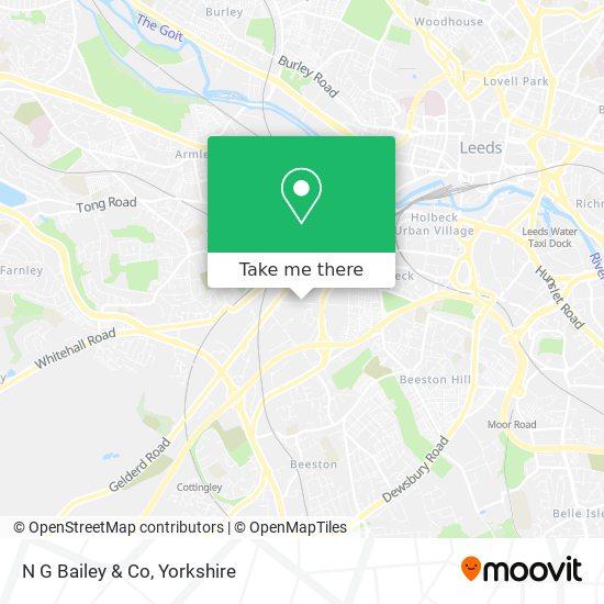 N G Bailey & Co map