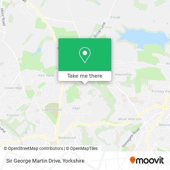Sir George Martin Drive map