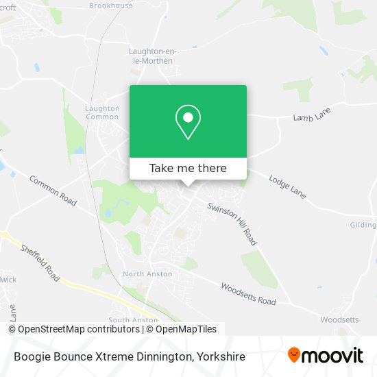 Boogie Bounce Xtreme Dinnington map