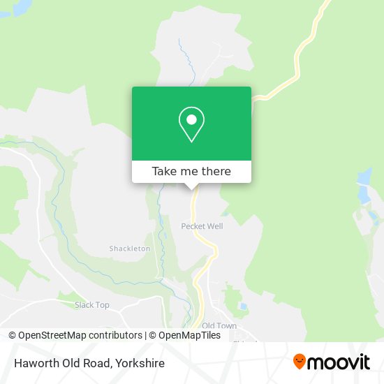 Haworth Old Road map