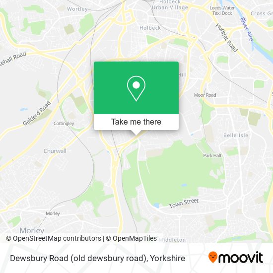 Dewsbury Road (old dewsbury road) map