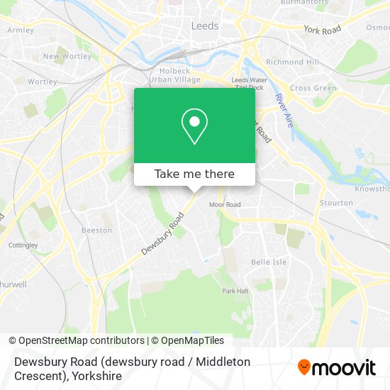 Dewsbury Road (dewsbury road / Middleton Crescent) map