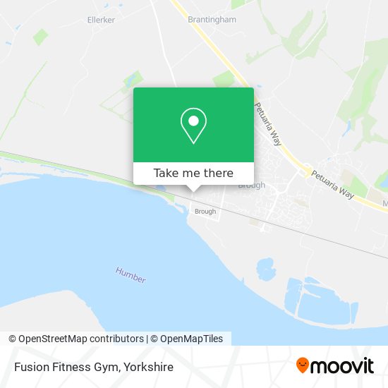 Fusion Fitness Gym map