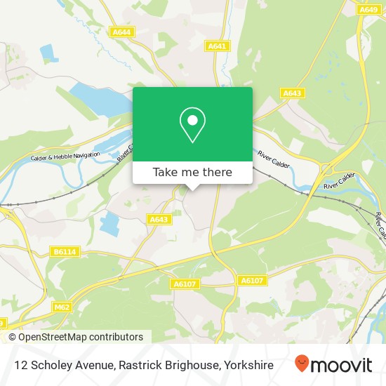 12 Scholey Avenue, Rastrick Brighouse map