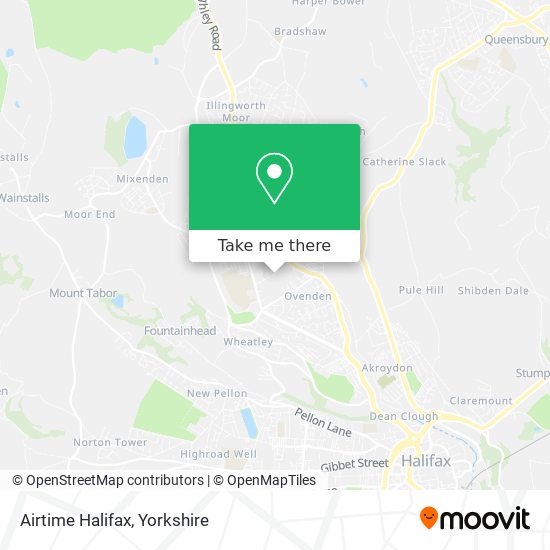 Airtime Halifax map