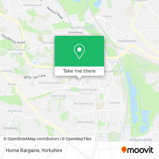 Home Bargains map