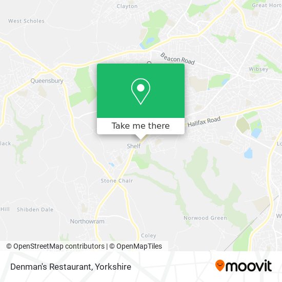 Denman's Restaurant map